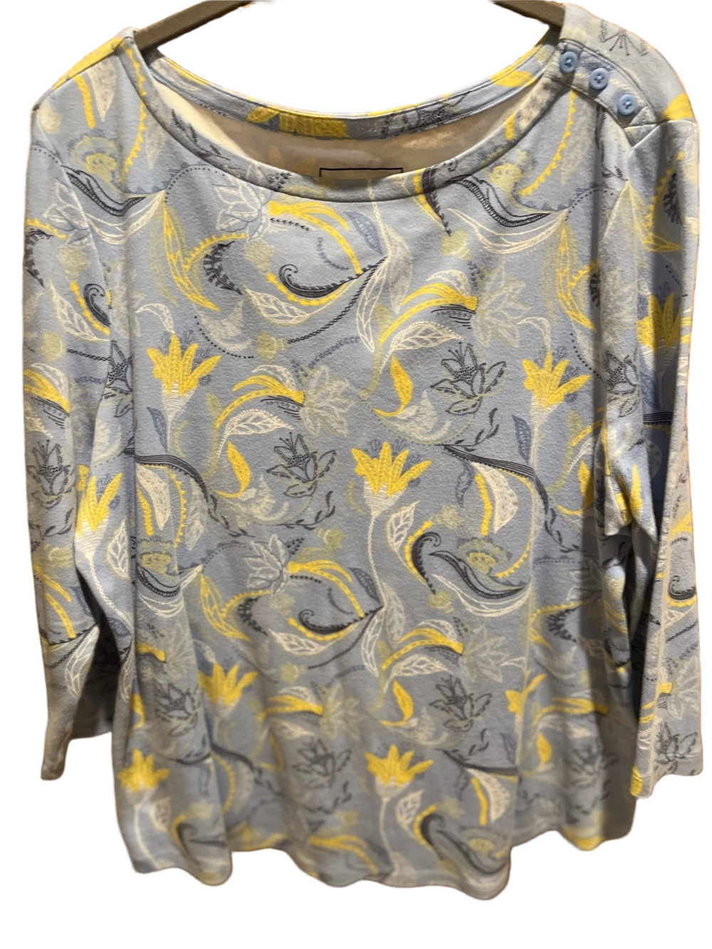 223. WOMENS CHARTER CLUB XL DETAIL TOP